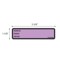 Nevs Printed Chart Label- Room No, name, Doctor 1-3/8"x5-3/8" Violet w/Blk NRBP-VIOLET - alternate 2